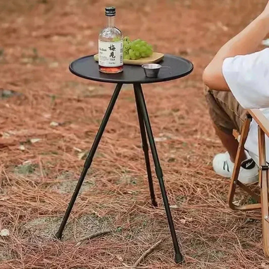 Petite table ronde d'extérieur pour camping, loisirs, table de pique-nique portable ultra légère, table basse, table à thé, table à manger