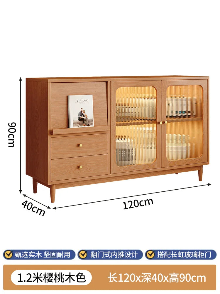 Italian Space Saving Sideboard Luxury Modern Italian Shelf Side Cabinet Display Showcase Muebles De Cocina Kitchen Furniture