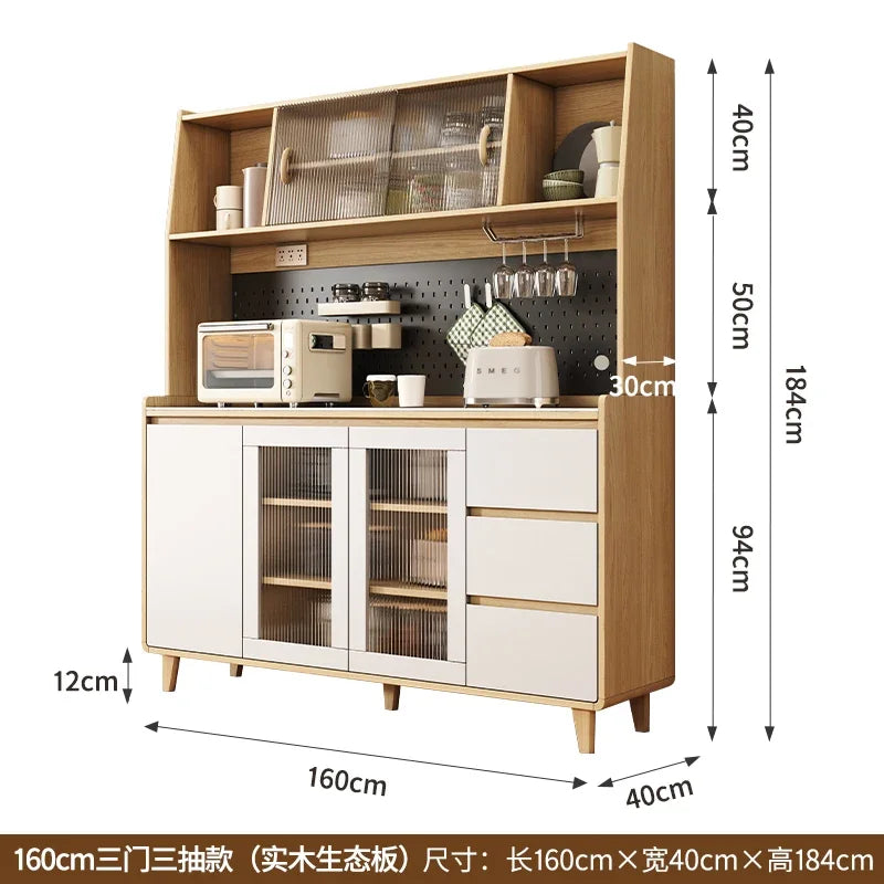 Side Board Cabinet Sideboard Kitchen Storage & Organization Multifunction Home Full Buffet De Cuisine Vintage Mobile Furniture