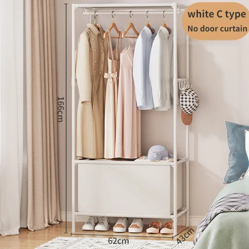 Simple Wardrobe Storage Closet Cabinet Durable Large Capacity Clothe Cabinetdustproof and Economical Wardrobe Bedroom Furniture