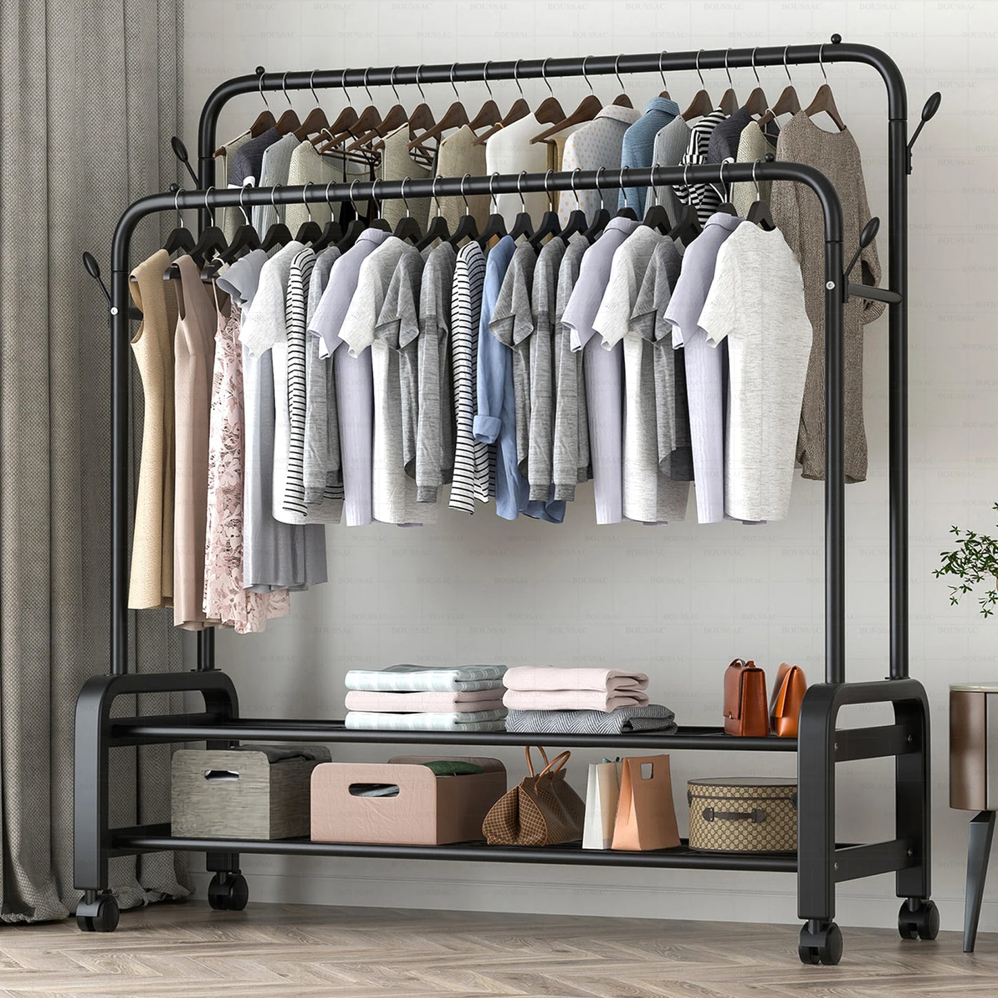 Armoire pliante avec canapés pour armoires de salon, portemanteaux pour meubles à chaussures muraux, cintres à mouchoirs, commodes