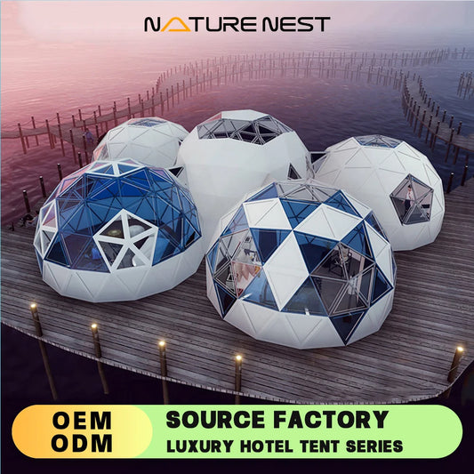 9m Dome Starry Sky Tent 10m Geodesic Tent Starry Sky Room Outdoor Scenic Area Catering Large Exhibition Hotel Tent