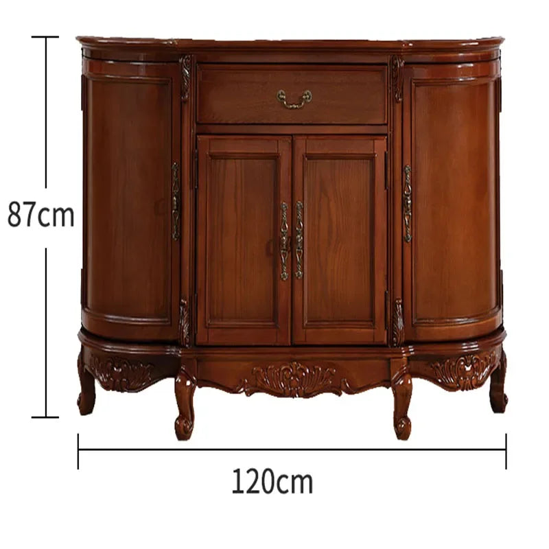 Armoire de cuisine complète Buffet Meubles de buffet préfabriqués Organisateur de meubles Panneau latéral intérieur Crédence Bar à café Chaises de salon Maison