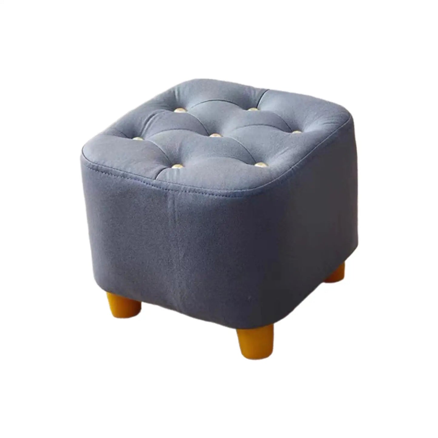 Small Footstool Stable Furniture Decorative Stylish Ottoman Stool for Entryway Doorway Living Room Playroom Dressing Room