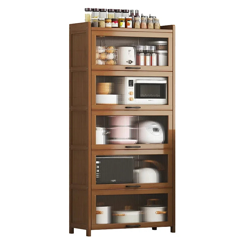 Aparador de entrada para comedor, mueble de cocina, mueble de cocina multifuncional, mueble de pie para bufet