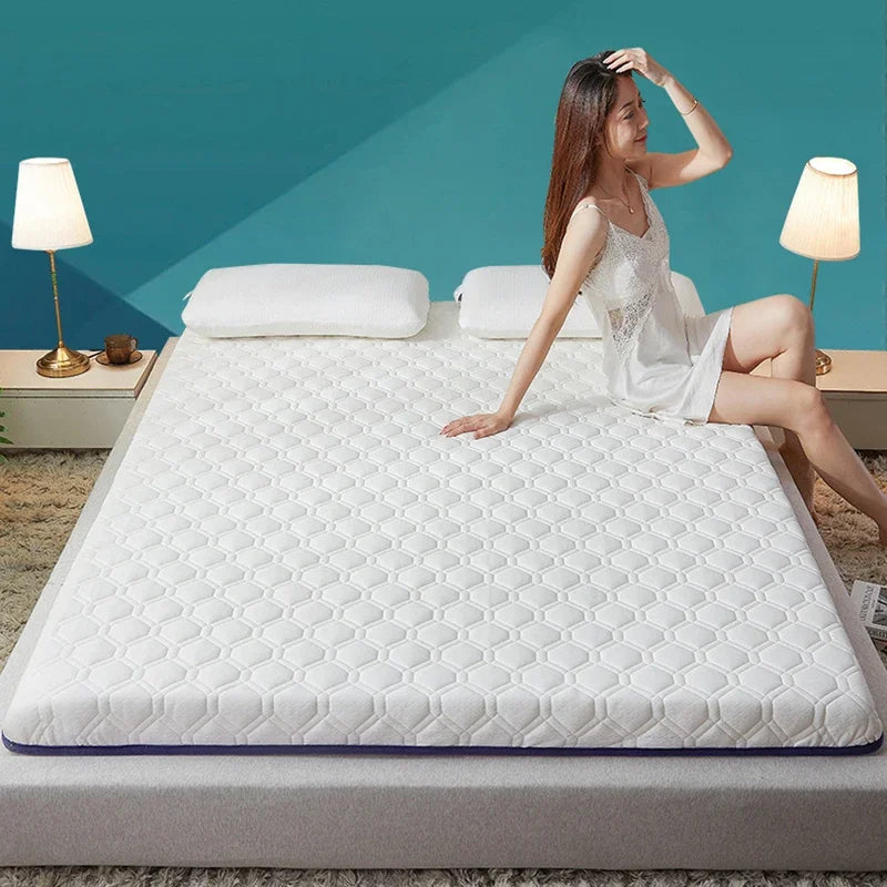 Matelas Tatami pliable épais en coton antidérapant pour la maison, le dortoir, l'hôtel, le lit simple ou double