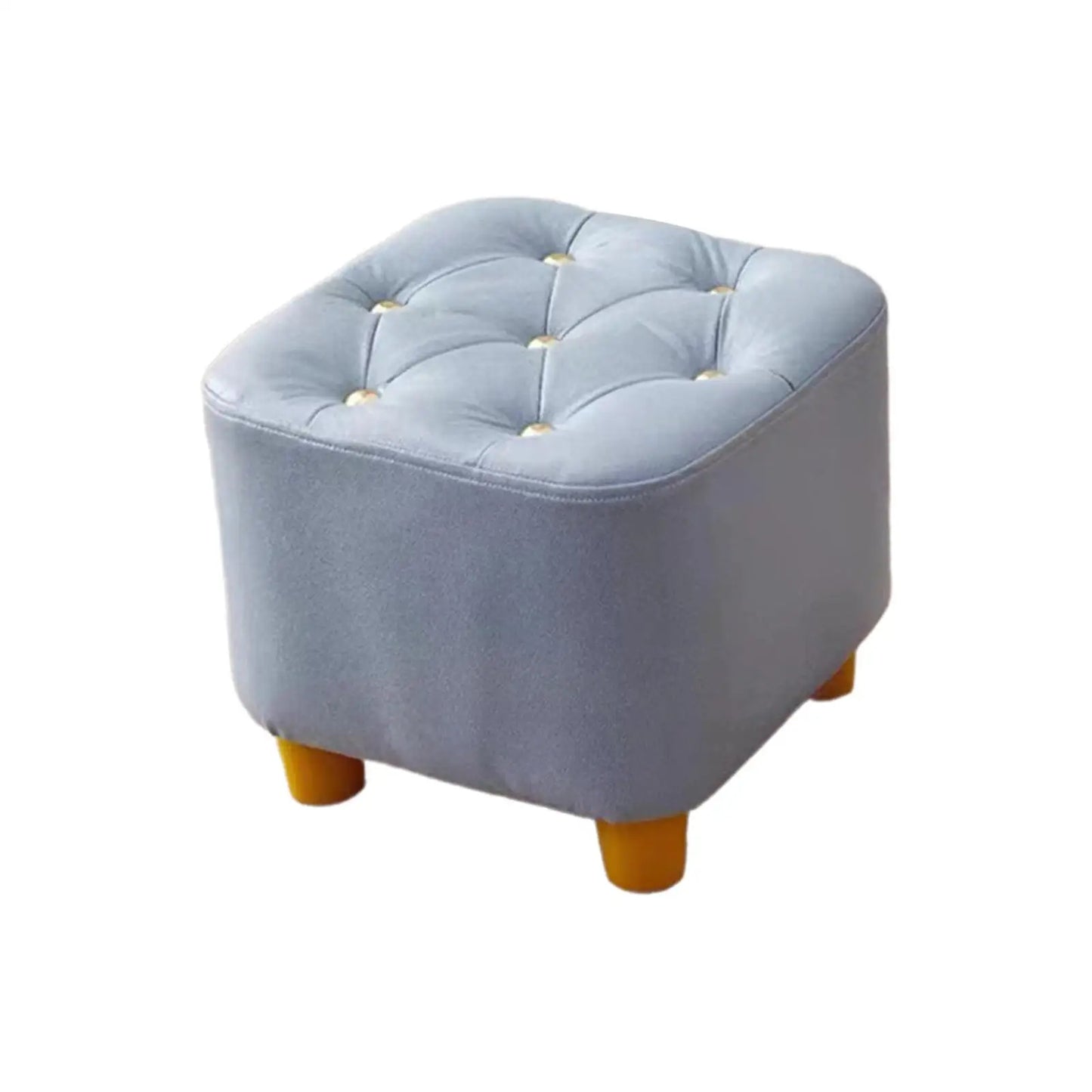 Small Footstool Stable Furniture Decorative Stylish Ottoman Stool for Entryway Doorway Living Room Playroom Dressing Room