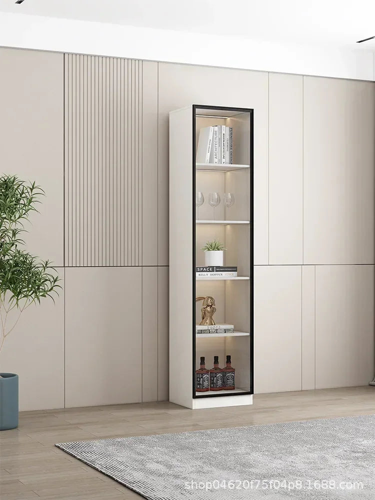 Grande armoire de cuisine, buffet, armoire de rangement de cuisine moderne, bar à vin, bar à café, armoire avec support à micro-ondes, îlots de buffet