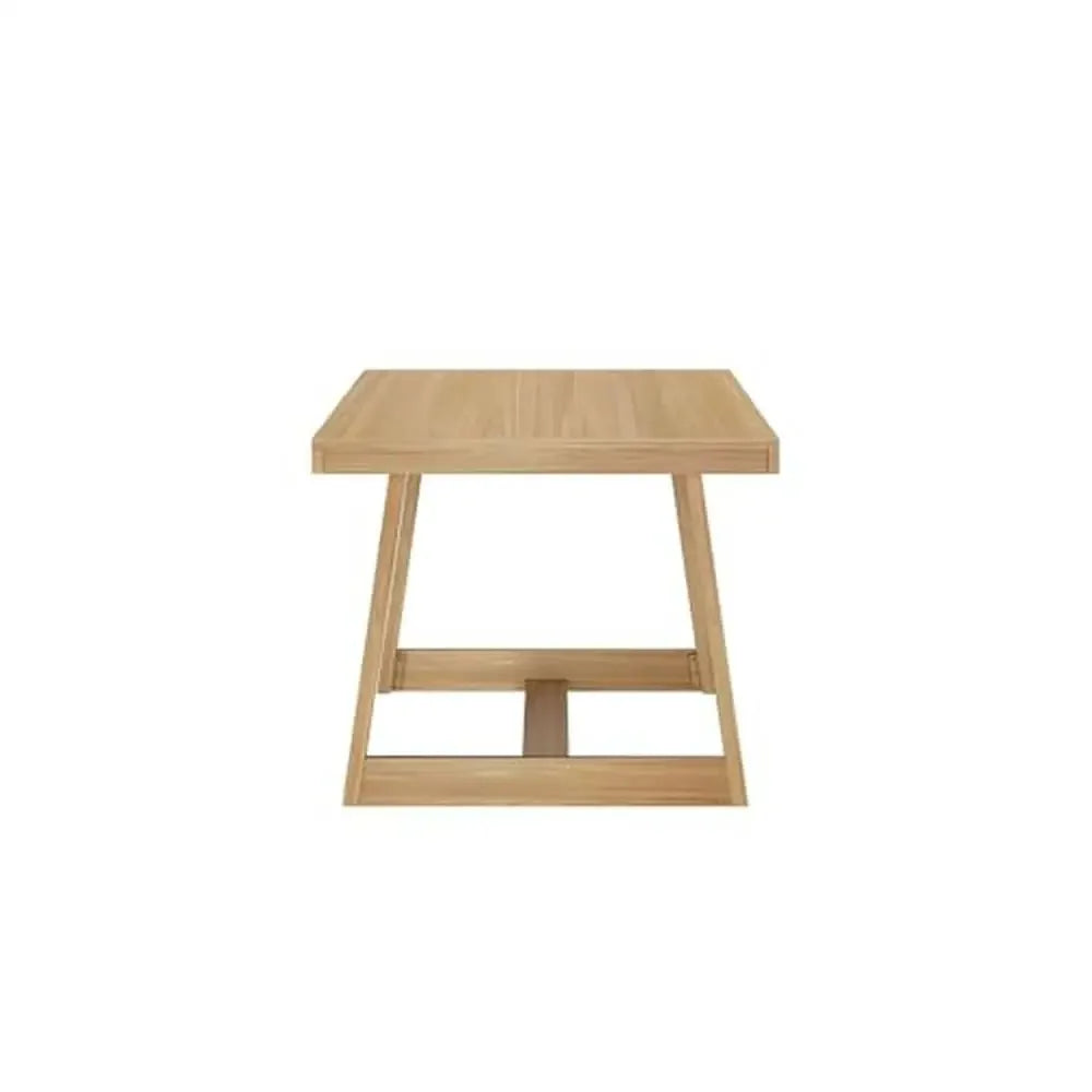 Grande table à manger rustique en bois de ferme 72" rectangulaire en pin massif pour dîner, cuisine, bureau, maison, ensemble de meubles d'assemblage