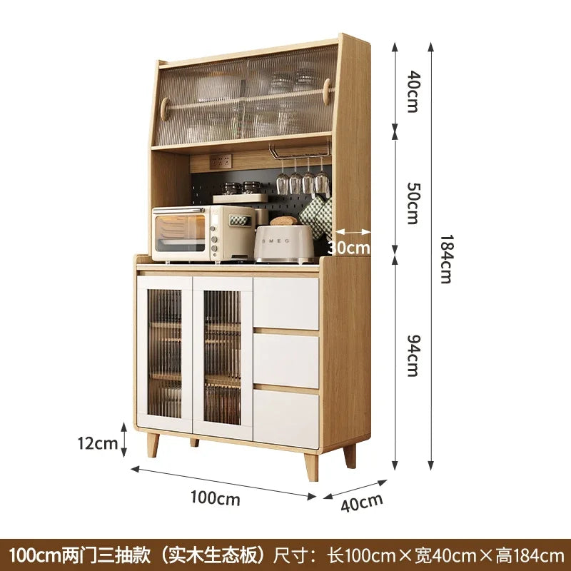 Side Board Cabinet Sideboard Kitchen Storage & Organization Multifunction Home Full Buffet De Cuisine Vintage Mobile Furniture