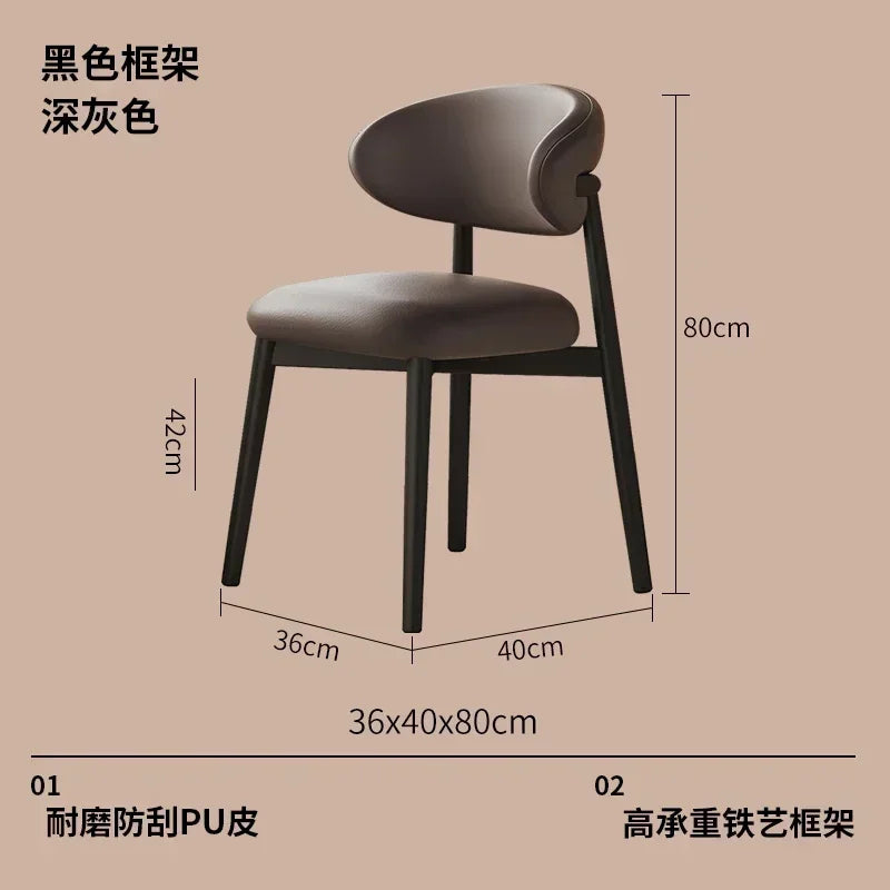 Chairs Living Room Dining Chair Dining Kitchen Furniture Home Relaxing Sets Hotel Cafe Chaises Wooden Juegos De Comedor Modern