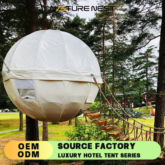 Wholesale Tree Hanging Dome House Tent Starry Sky Tipi Forest hanging rainproof camp sphere-shaped tent waterproof dome tent