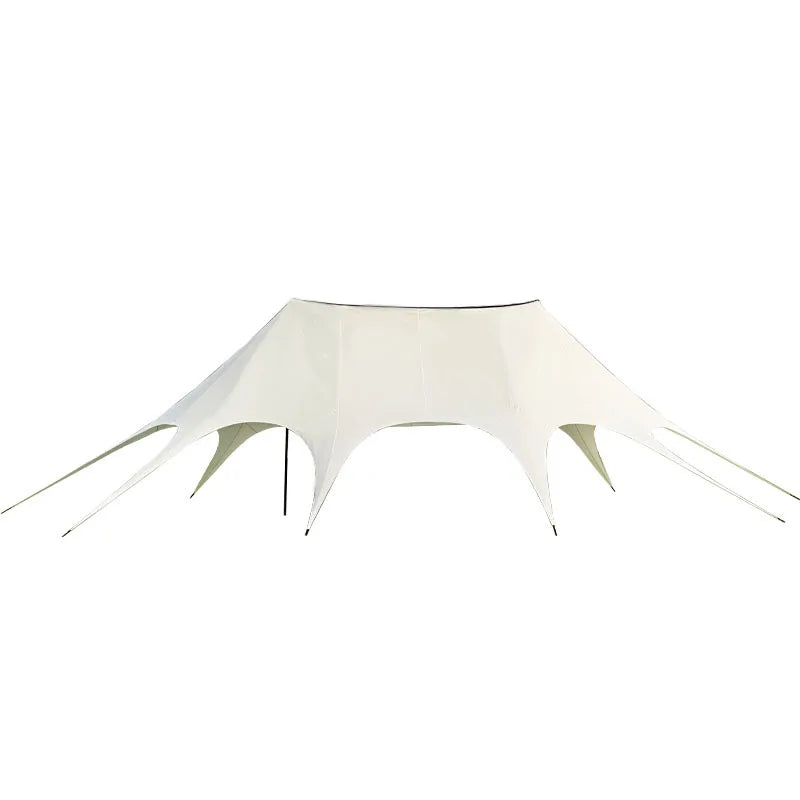 Auvent Octopus à poteau simple/double, tentes, gazebo en étoile, tissu Oxford 900D épais, pare-soleil en étoile, tentes d'extérieur