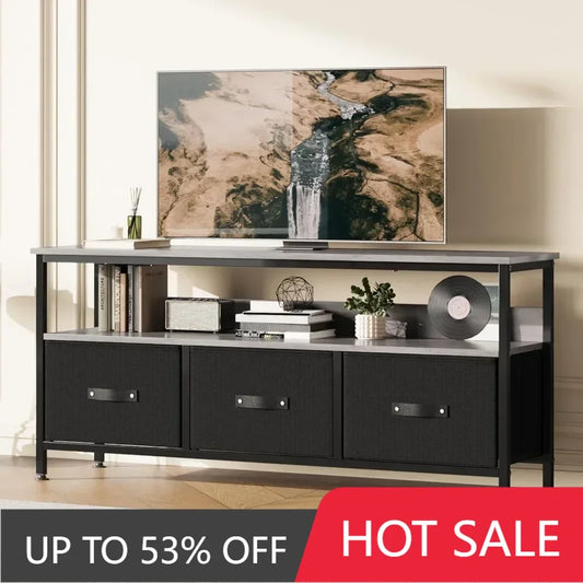 Storage Tv Stand for Bedroom Small Tv Stand Dresser with Drawers, Tv & Media Console Table Furniture for Living Room