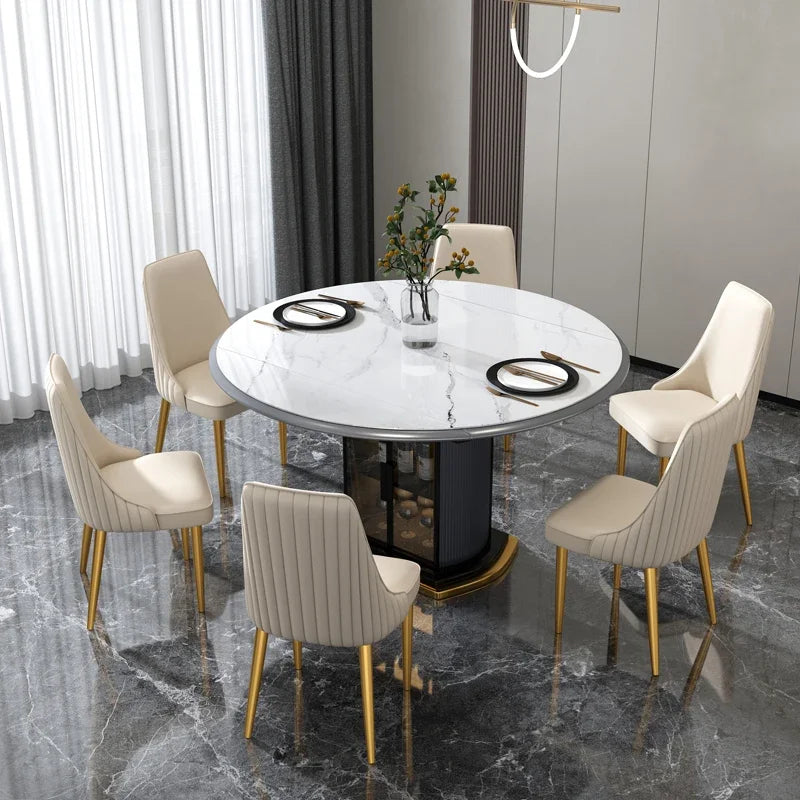 Waterproof Comfy Dining Chairs Modren Metal Legs Cushion Luxury Chair Designe For Bedroom Meuble Salon Italian Style Furniture