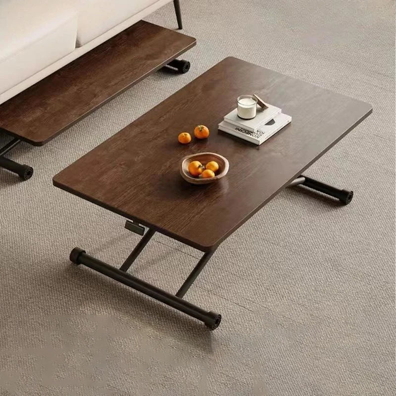 Mesas de comedor extensibles, mesa elevable de metal, escritorio plegable, mesas modernas para cocina, muebles rectangulares multifunción para el hogar