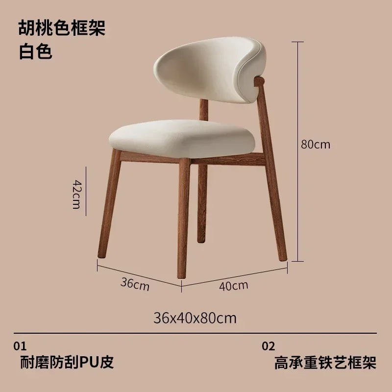 Chairs Living Room Dining Chair Dining Kitchen Furniture Home Relaxing Sets Hotel Cafe Chaises Wooden Juegos De Comedor Modern