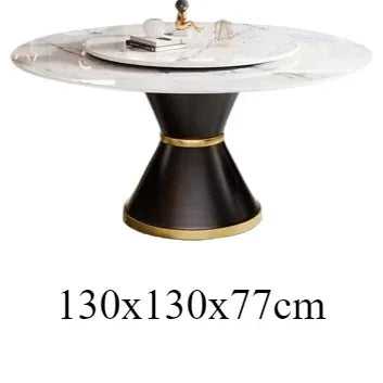 Sedentary Kitchen Dining Table Modern Rooms Marble Round Reception Tables Room Multifunction Mesa Comedor Home Furniture