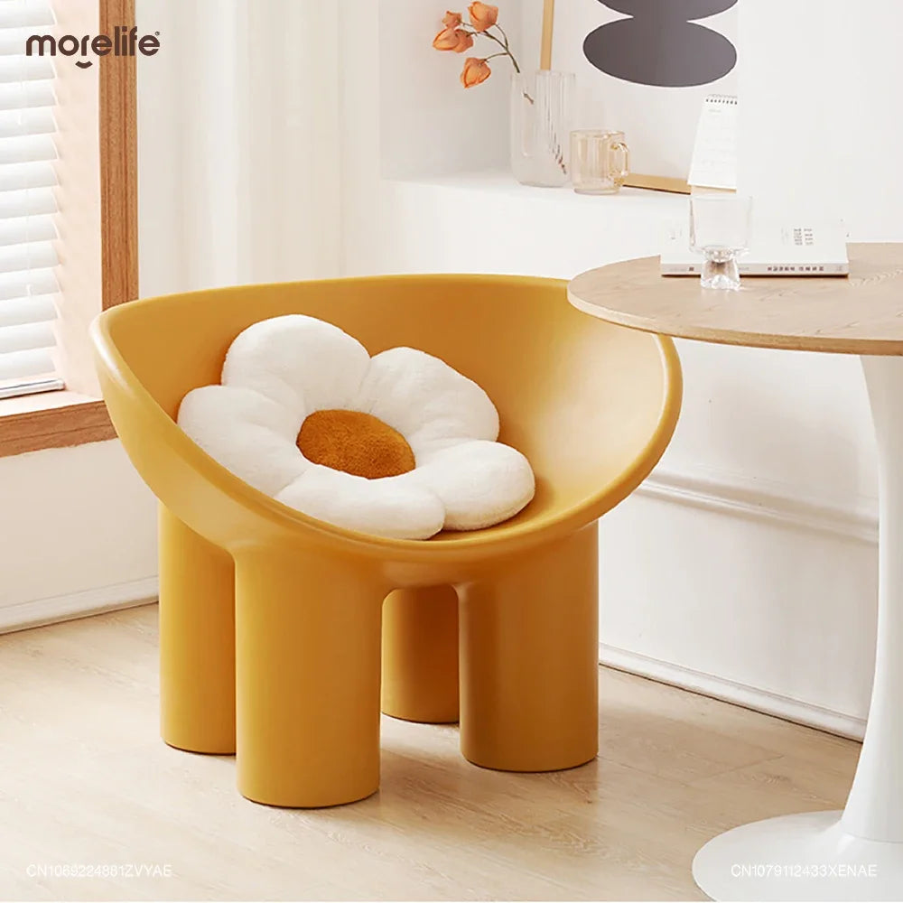 Designer Elephant Leg Chairs Ins Single Plastic Sofa Chair Shoe Changing Stool Lazy Creative Outdoor Leisure Stools Furniture