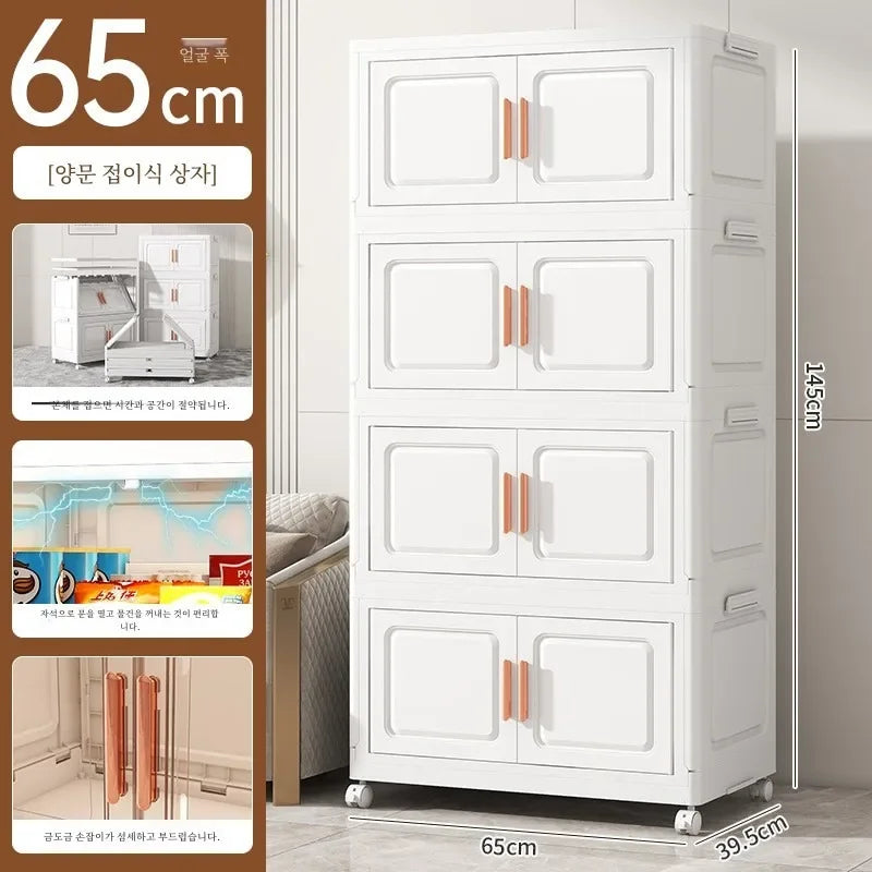 Grande boîte de rangement pliable pour salon, armoire multifonction, boîte de rangement, casier, armoire sans installation, meubles de maison, nouveau