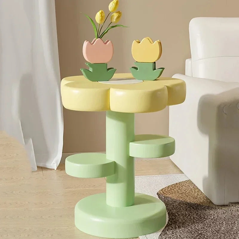 Jolie table de chevet pour chambre à coucher, salon, table à thé, bibliothèque, table basse, meubles de jardin pour enfants