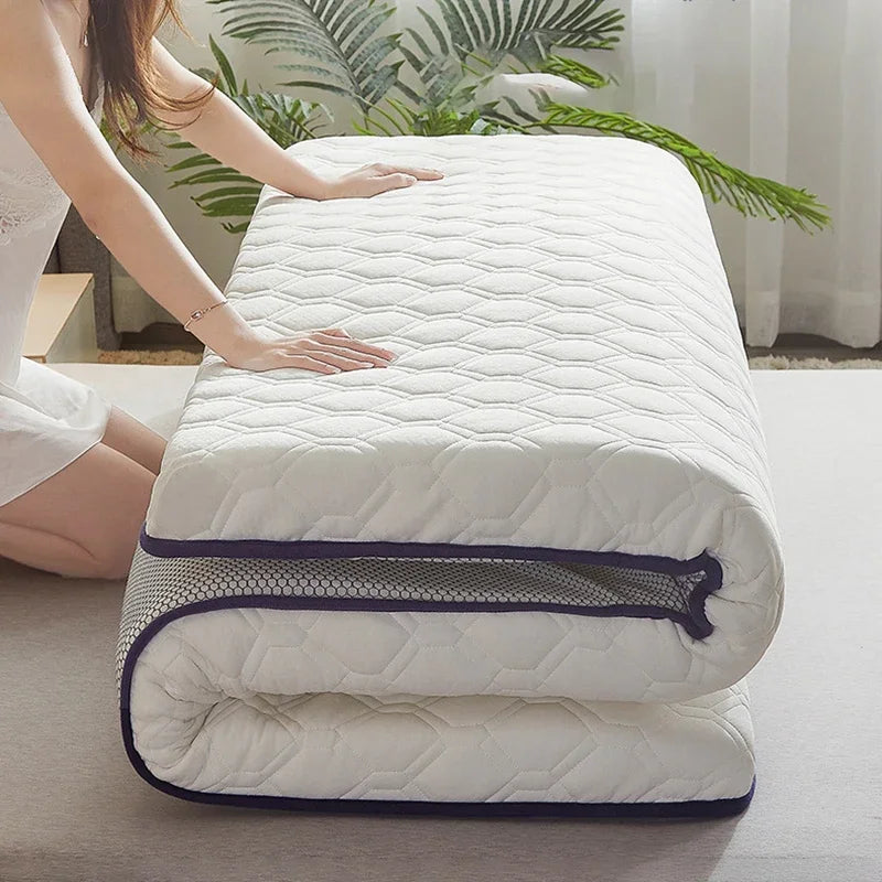 Matelas Tatami pliable épais en coton antidérapant pour la maison, le dortoir, l'hôtel, le lit simple ou double