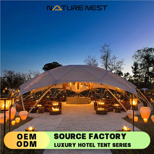 Arch Dome Tent Windproof Pavilion Celebrating Activities Outdoor Camping Exhibition PVC Sunshade Canopy  Wedding  Tipi Shelter