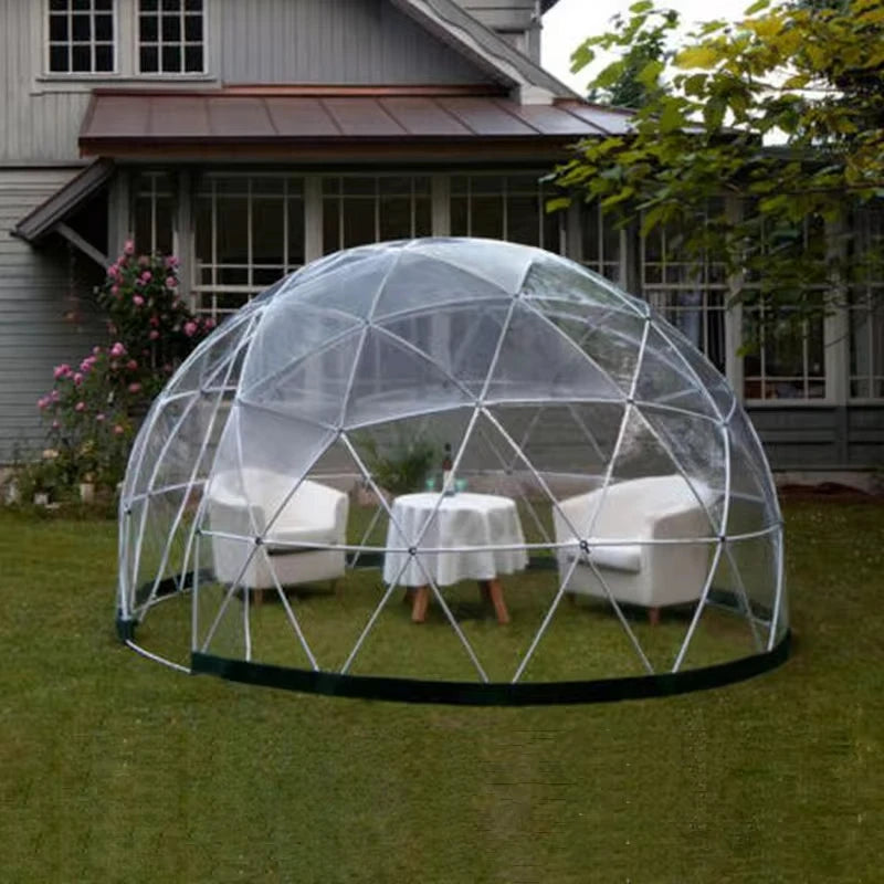 Transparent Dome Tent Igloo starry sky tent Thickened PVC spherical Outdoor camping Ideal for Weddings Camping Family Glamping