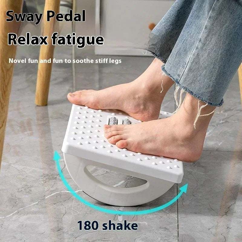 Repose-pieds portable sous le bureau, repose-pieds ergonomique avec rouleaux de massage, repose-pieds pour le travail à domicile et au bureau, expédition rapide