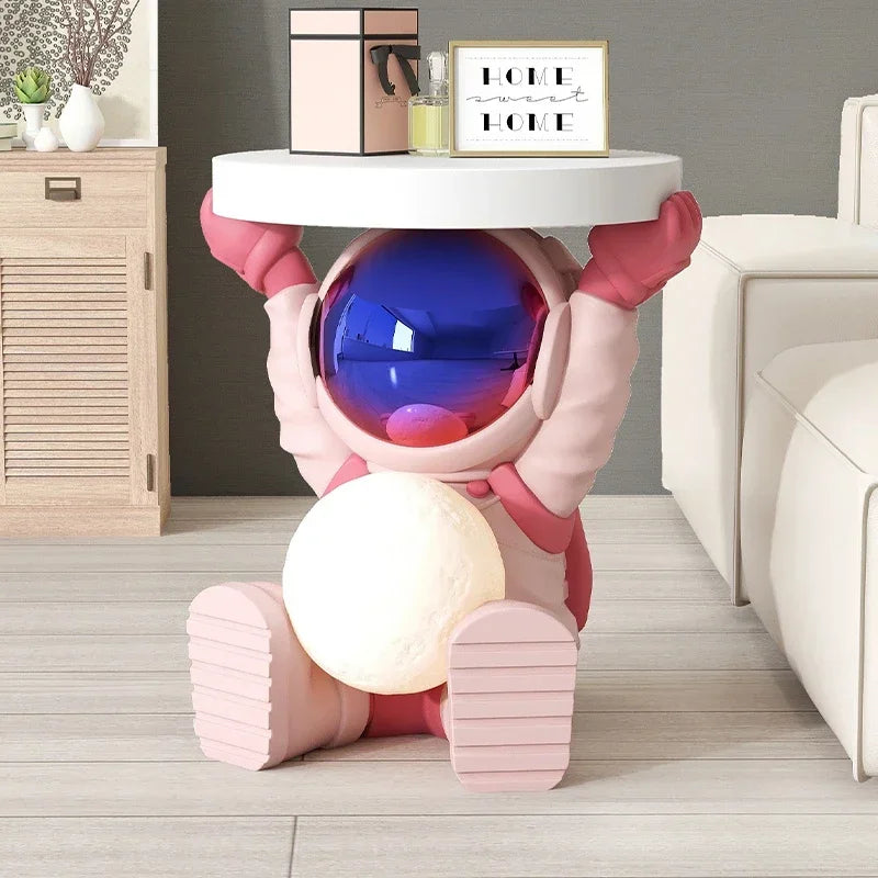 Astronaut Floor-standing Coffee Table, Home Accessories, Bedside Table, Smart Furniture, Light-emitting, Bluetooth Speaker