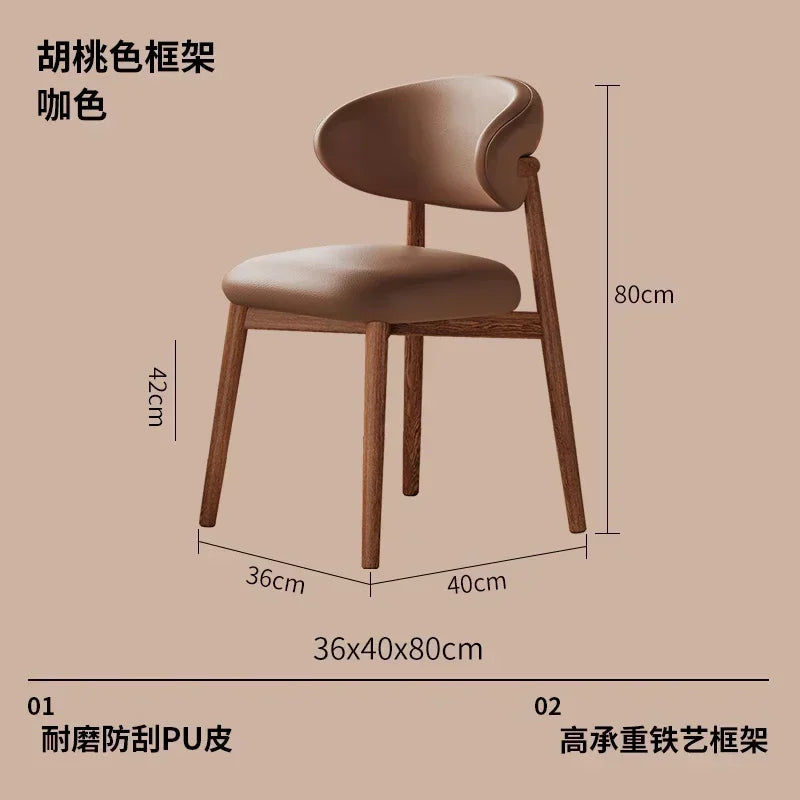 Chairs Living Room Dining Chair Dining Kitchen Furniture Home Relaxing Sets Hotel Cafe Chaises Wooden Juegos De Comedor Modern