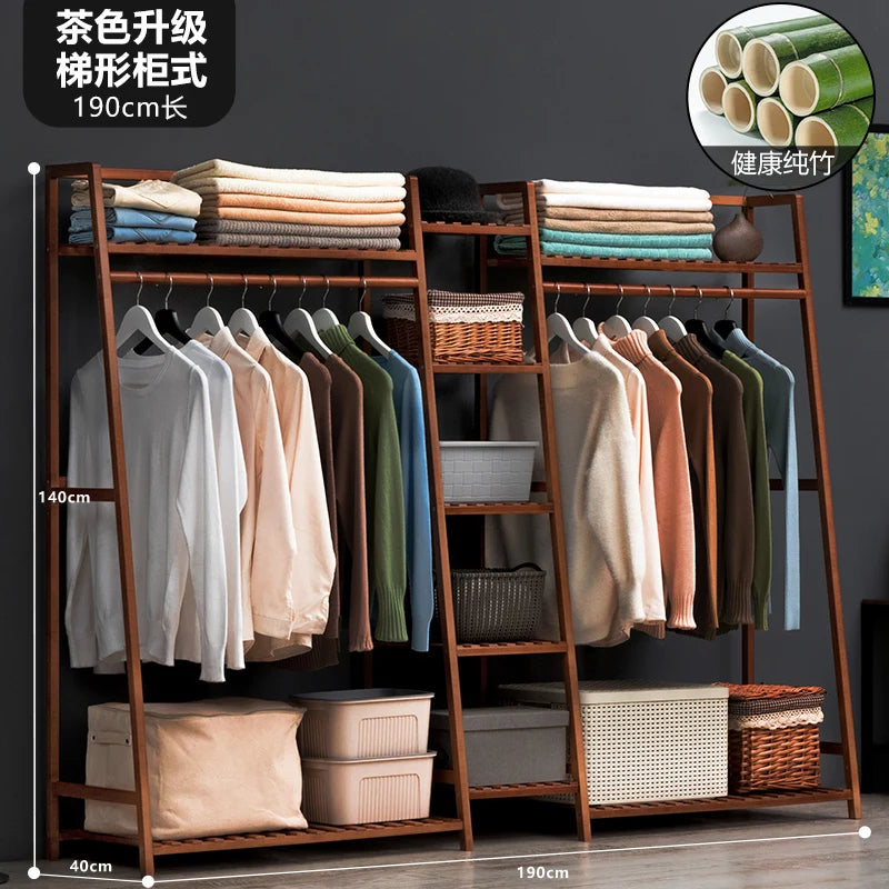 Standing Clothes Coat Racks Luxury Dress Organizer Minimalist Space Saving Wardrobes Living Room Porte Manteau Trendy Furniture