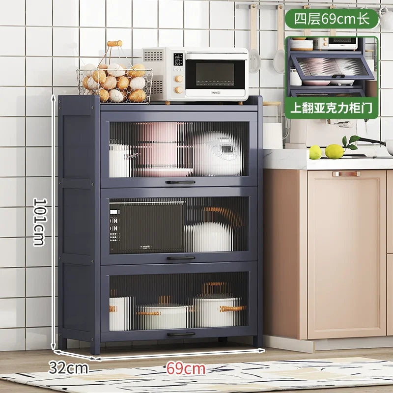 Aparador de entrada para comedor, mueble de cocina, mueble de cocina multifuncional, mueble de pie para bufet