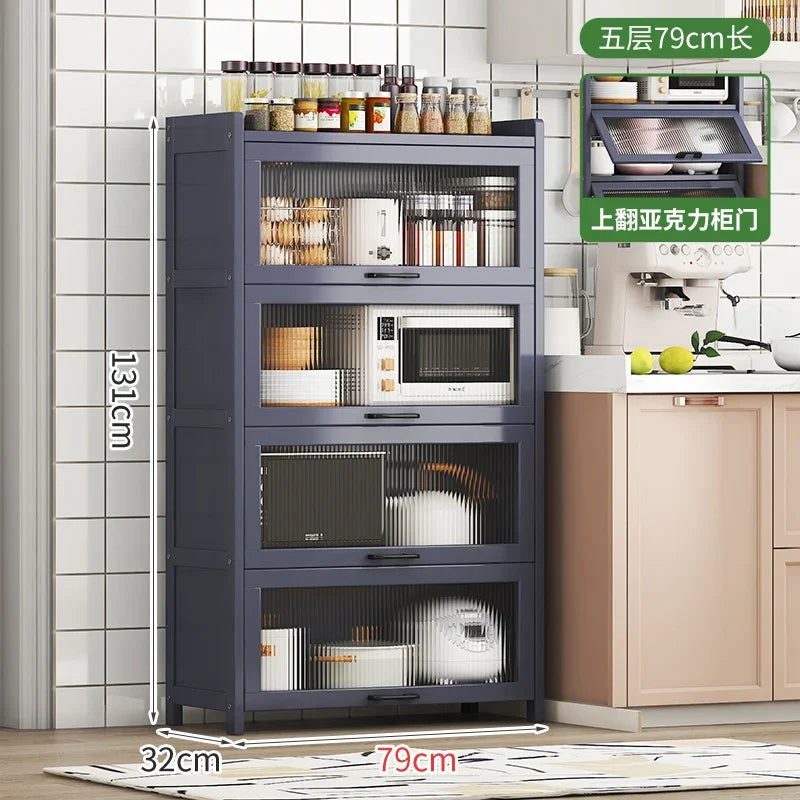 Aparador de entrada para comedor, mueble de cocina, mueble de cocina multifuncional, mueble de pie para bufet