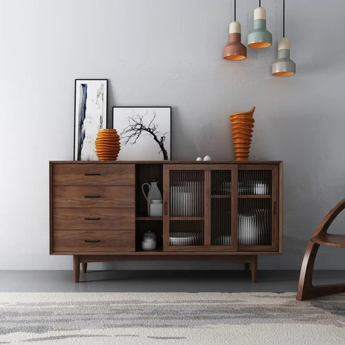 Wood Filing Kitchen Cabinets Modern Storage Nordic Display Buffet Bar Sideboard Closet Luxury Archivadores Dining Room Sets