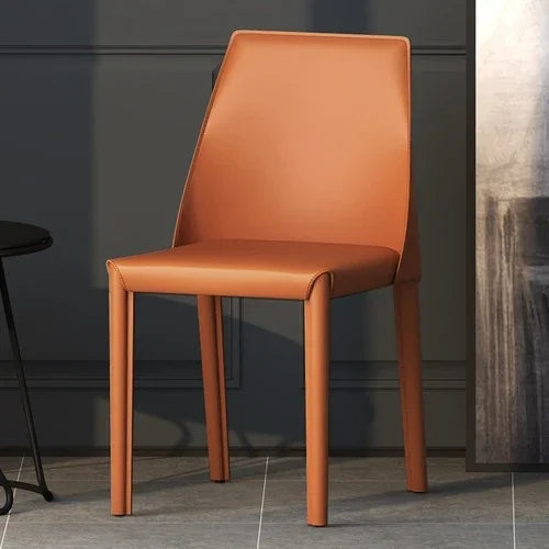 Chaises de salle à manger en similicuir, belles chaises de salle à manger de cuisine de luxe modernes, meubles nordiques européens Sillas De Comedor