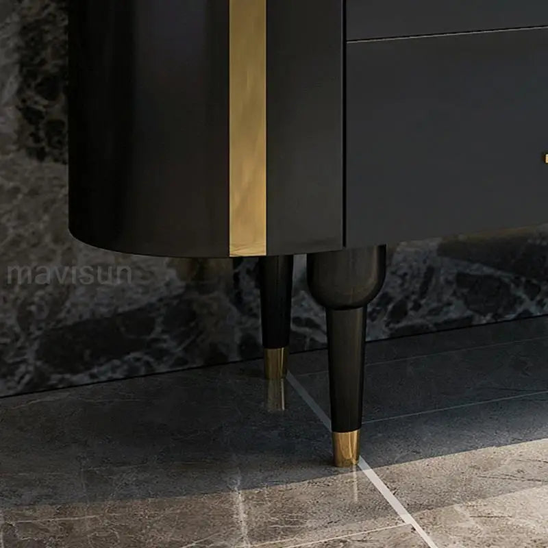 Venta caliente italiana personalizada, armario de almacenamiento para comedor, mueble de cocina multifuncional que ahorra espacio para el hogar con cajones