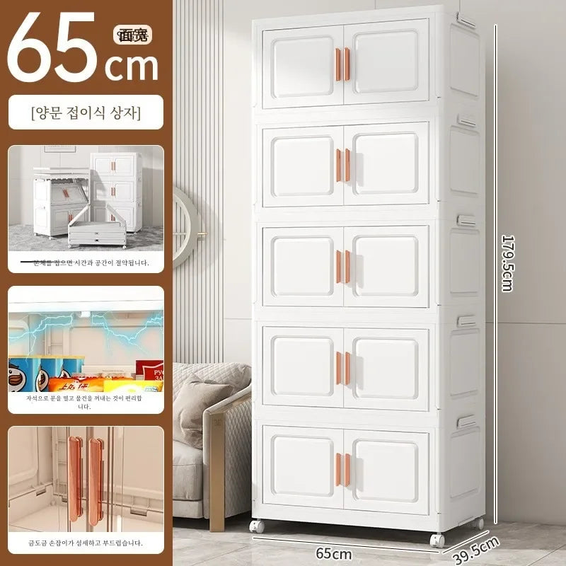 Grande boîte de rangement pliable pour salon, armoire multifonction, boîte de rangement, casier, armoire sans installation, meubles de maison, nouveau