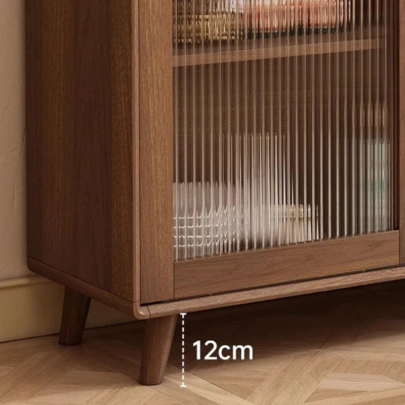 Organizadores de gabinetes laterales de madera marrón Envío gratis Gran gabinete italiano Vitrina Pasillo Muebles De Cocina Muebles De Cocina