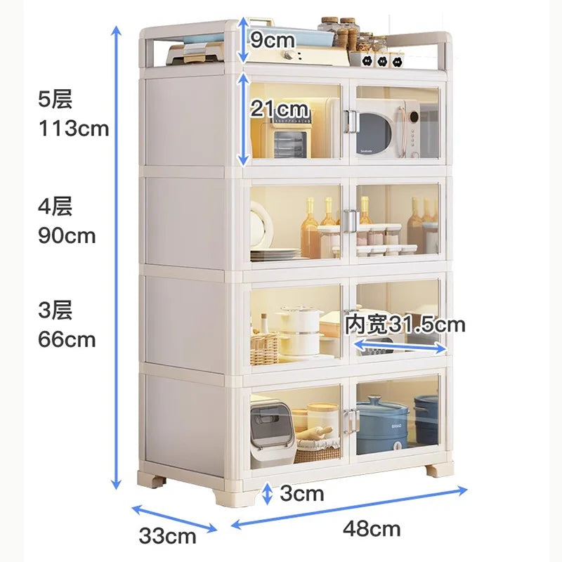 Armoires de cuisine à classer Laden Étagère moderne Présentoir Rangement de salon Buffet Placard Salle de bain Archivadores Ensembles de salle à manger