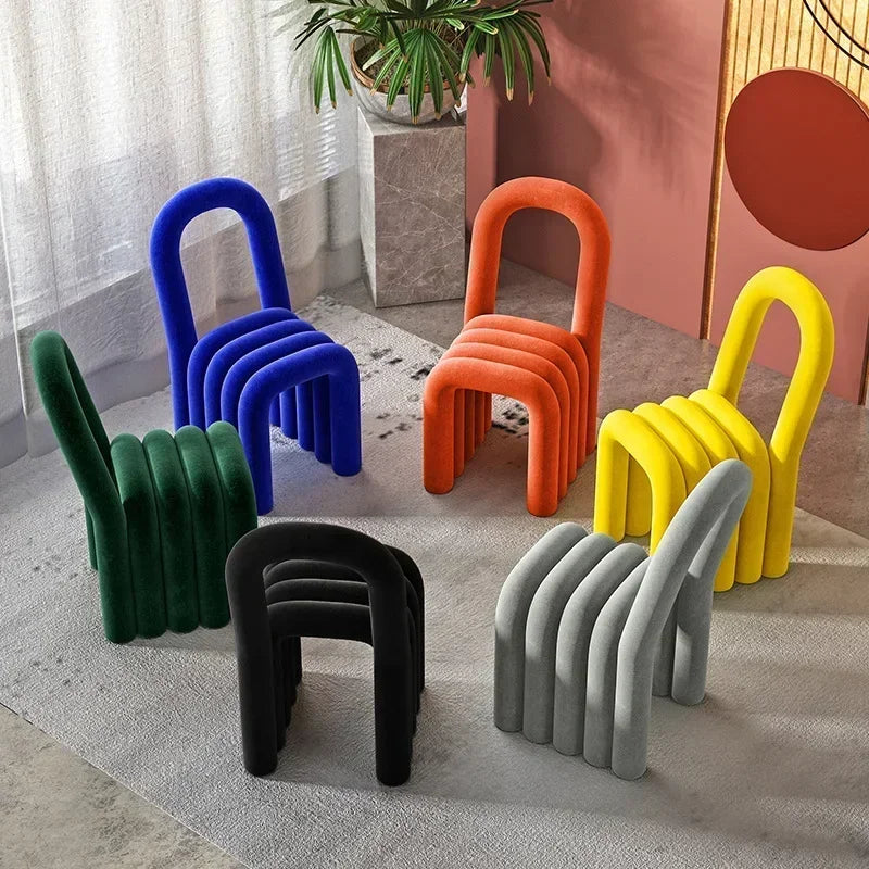 Chaises de salle à manger minimalistes, modernes, douces, confortables, design créatif, multifonctionnelles, pour hôtels, restaurants, meubles de style nordique