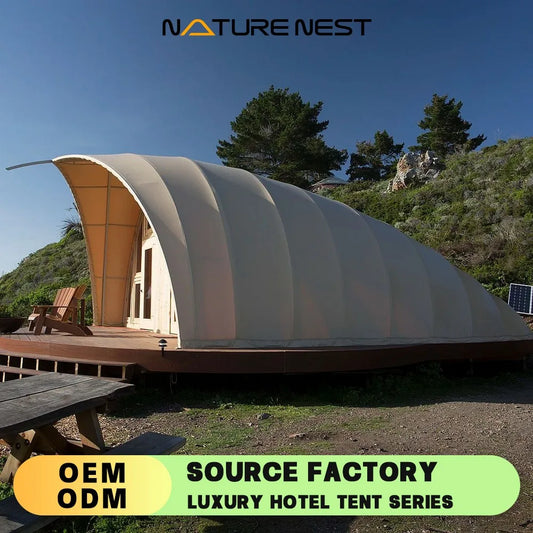 Shell Shape tent Snail Outdoor Silkworm Shaped Glamping Factory Wholesale Luxury Eco Resort Hotel Thickened PVC  Safari Desert