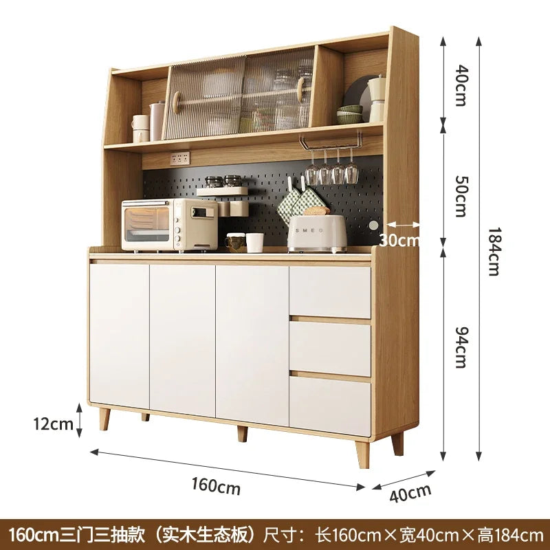 Side Board Cabinet Sideboard Kitchen Storage & Organization Multifunction Home Full Buffet De Cuisine Vintage Mobile Furniture