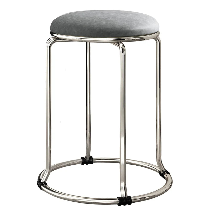 Silla de comedor de terciopelo para bar, taburete de cocina, salón, silla redonda nórdica dorada para hotel, cocina, exterior, sillas de metal, muebles para el hogar