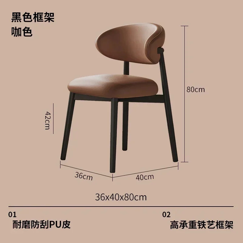 Chairs Living Room Dining Chair Dining Kitchen Furniture Home Relaxing Sets Hotel Cafe Chaises Wooden Juegos De Comedor Modern