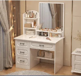 White Lacquer Dressing Table Bedroom Mirrors Drawer Toiletries Dressing Table Cabinets Living Room Penteadeira Bedroom Furniture