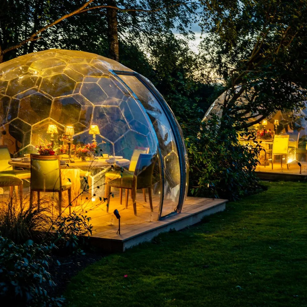 Transparent Dome Tent Igloo starry sky tent Thickened PVC spherical Outdoor camping Ideal for Weddings Camping Family Glamping