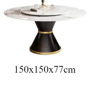 Sedentary Kitchen Dining Table Modern Rooms Marble Round Reception Tables Room Multifunction Mesa Comedor Home Furniture