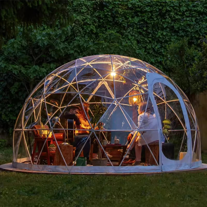 Transparent Dome Tent Igloo starry sky tent Thickened PVC spherical Outdoor camping Ideal for Weddings Camping Family Glamping