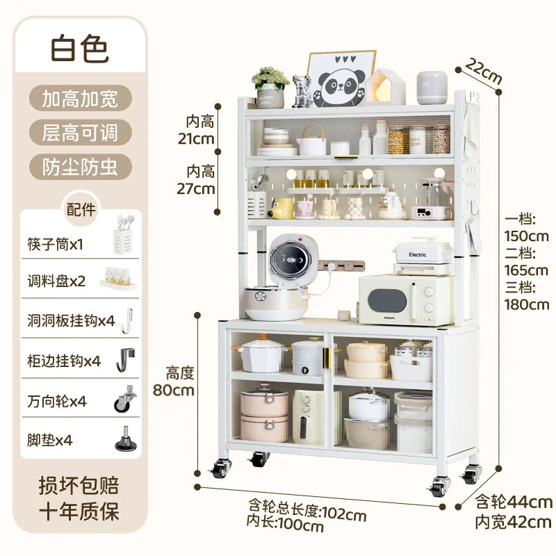 Iron Cabinet Folding Kitchen Melamine Metal Storage Central Island Complete Built-in Removable Drawers Corner Wood Furniture